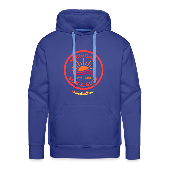 Michigan  Sun & Surf  Sunset Edition Premium Hoodie – Cozy Unisex Sweatshirt - royal blue