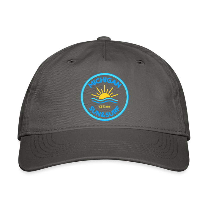 Michigan Sun & Surf “Sunset Edition” Hat – Premium Unisex Baseball Cap - charcoal