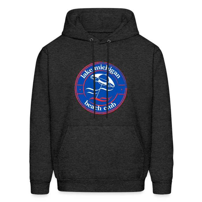 Lake Michigan Fresh Coast™ Hoodie – Fresh Coast Prep (Red, White & Blue) - charcoal grey