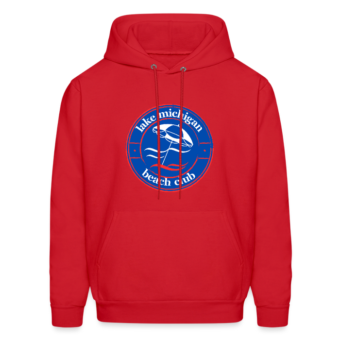 Lake Michigan Fresh Coast™ Hoodie – Fresh Coast Prep (Red, White & Blue) - red