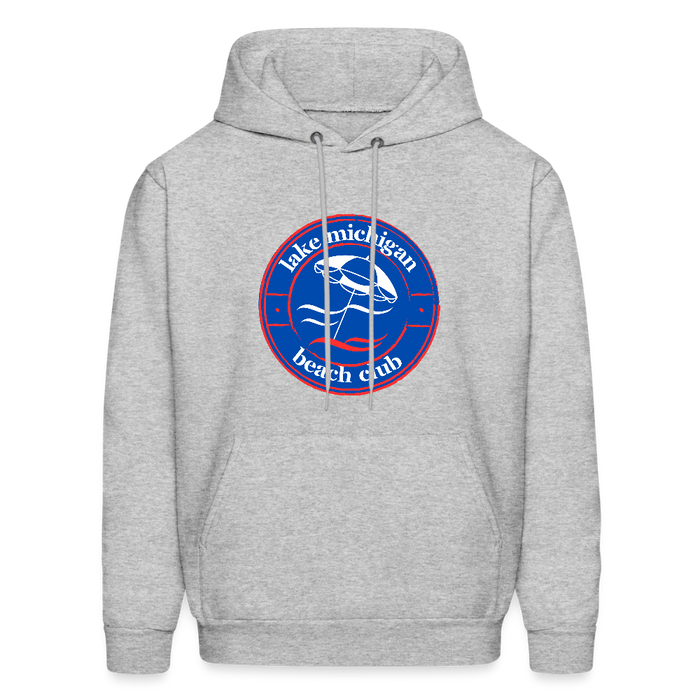 Lake Michigan Fresh Coast™ Hoodie – Fresh Coast Prep (Red, White & Blue) - heather gray