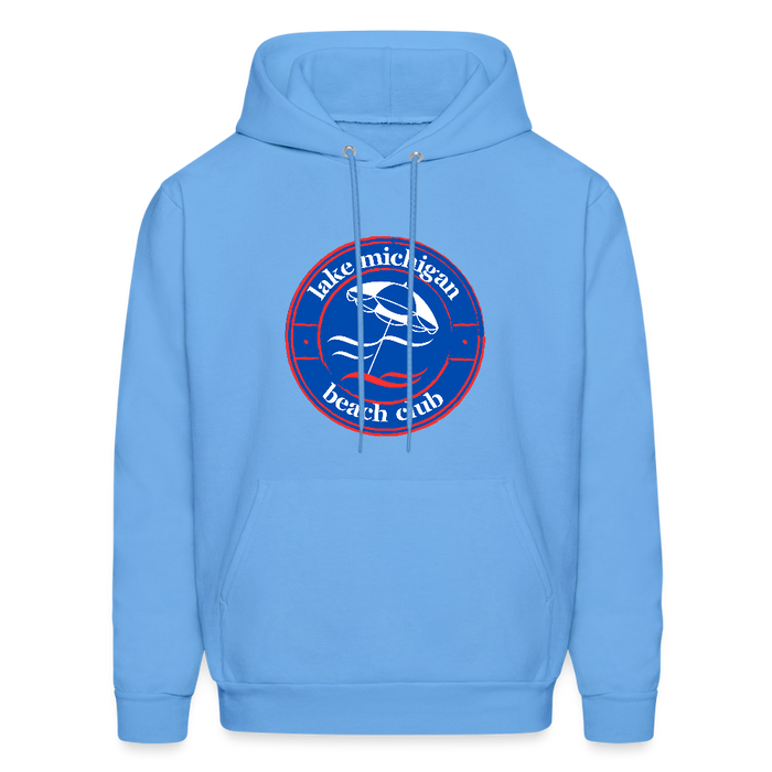 Lake Michigan Fresh Coast™ Hoodie – Fresh Coast Prep (Red, White & Blue) - carolina blue