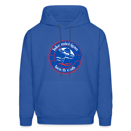 Lake Michigan Fresh Coast™ Hoodie – Fresh Coast Prep (Red, White & Blue) - royal blue
