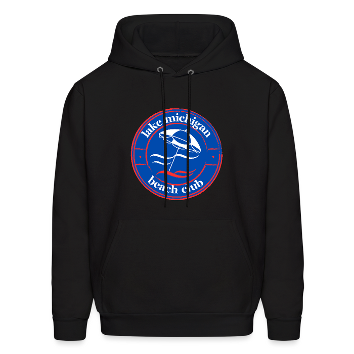 Lake Michigan Fresh Coast™ Hoodie – Fresh Coast Prep (Red, White & Blue) - black