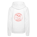 Lake Michigan Beach Club Women’s Premium Hoodie – White with Coral Logo - white