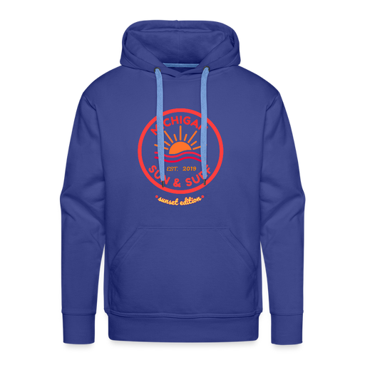 Michigan  Sun & Surf  Sunset Edition Premium Hoodie – Cozy Unisex Sweatshirt - royal blue