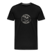 Lake Michigan Beach Club™ Men’s Premium Tee – Black with White Logo - black