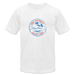 Fresh Coast Prep Tee – Lake Michigan Beach Club | Navy & Red Logo - white