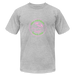 Fresh Coast Prep Tee – Lake Michigan Beach Club | Pink & Green Logo - heather gray
