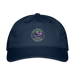 Lake Michigan Beach Club Organic Baseball Cap – Pink & Green Logo - navy