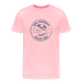 Lake Michigan Beach Club™ Men’s T-Shirt – Navy Logo - pink