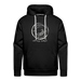 Lake Superior Surf Club Premium Hoodie – White Logo | Wild. Wavy. Wonderful. - black