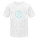 Lake Huron Beach Club Unisex Jersey T-Shirt – Soft Teal Logo | Bella + Canvas - white