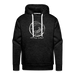 Lake Superior Surf Club Premium Hoodie – White Logo | Wild. Wavy. Wonderful. - charcoal grey