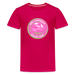 Lake Michigan Fresh Coast™ Kids’ Tee – Pink & Green (Fresh Coast Prep™) - dark pink