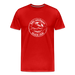 Lake Michigan Beach Club™ Men’s T-Shirt – White Logo - red