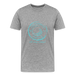 Lake Superior Surf Club Premium Unisex T-Shirt – Aqua Logo | Wild. Wavy. Wonderful. - heather gray