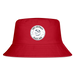 Lake Michigan Beach Club Kid’s Bucket Hat – Premium Cotton Beach Hat for Kids - red