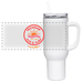 Michigan Sun & Surf “Sunset Edition” Thermal Mug – Insulated Travel Tumbler - white