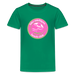 Lake Michigan Fresh Coast™ Kids’ Tee – Pink & Green (Fresh Coast Prep™) - kelly green