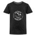 Lake Huron Beach Club Kids’ T-Shirt – White Logo | Soft Cotton Tee - charcoal grey