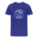 Lake Michigan Beach Club™ Men’s T-Shirt – White Logo - royal blue