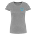 Michigan Sun & Surf™ Women's Premium Tee – Retro Beach Vibes - heather gray