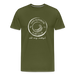 Lake Superior Surf Club Premium Unisex T-Shirt – White Logo | Wild. Wavy. Wonderful. - olive green