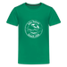 Lake Huron Beach Club Kids’ T-Shirt – White Logo | Soft Cotton Tee - kelly green