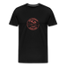 Lake Michigan Beach Club™ Men’s Premium Tee – Black with Coral Logo - black