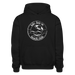 Lake Huron Beach Club Unisex Hoodie – White Logo | Gildan Heavy Blend | - black