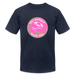 Lake Michigan Fresh Coast™ T-Shirt – Green & Pink Solid | Michigan Beach Store - navy