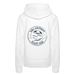 Lake Michigan Beach Club Women’s Premium Hoodie – White with Navy Logo - white