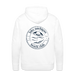 Lake Michigan Beach Club Men’s Premium Hoodie – White with Navy Logo - white