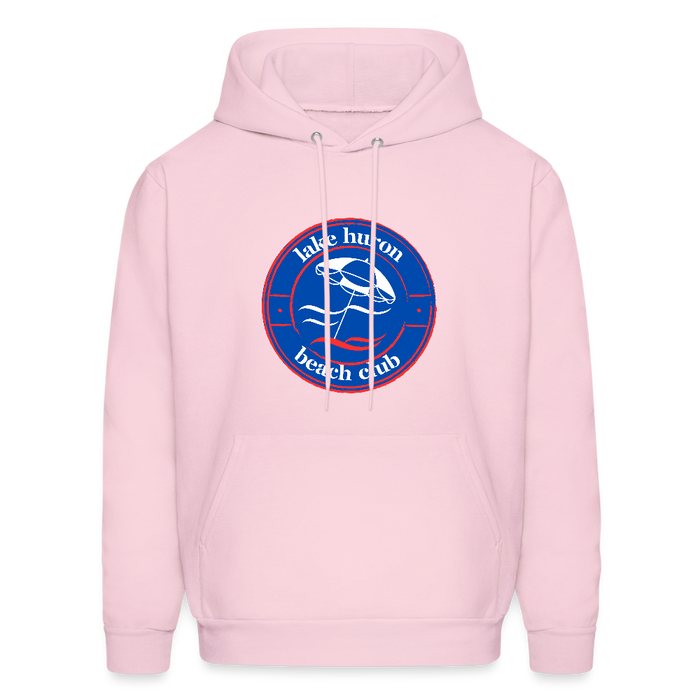 Lake Huron Beach Club™ Hoodie – Fresh Coast Prep (Red, White & Blue) - pale pink