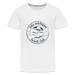 Lake Michigan Beach Club™ Kids' Premium Tee – White with Navy Logo Timeless, clean, and made for - white