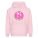 Lake Huron Beach Club™ Hoodie – Fresh Coast Prep (Pink & Green) - pale pink