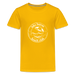 Lake Huron Beach Club Kids’ T-Shirt – White Logo | Soft Cotton Tee - sun yellow
