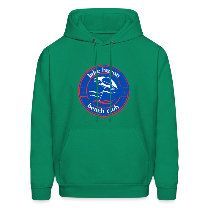Lake Huron Beach Club™ Hoodie – Fresh Coast Prep (Red, White & Blue) - kelly green