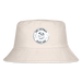 Lake Michigan Beach Club Kid’s Bucket Hat – Premium Cotton Beach Hat for Kids - Natural