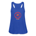 Michigan Sun & Surf “Sunset Edition” Women’s Flowy Tank Top – Bella + Canvas - royal blue