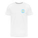 Michigan Sun & Surf™ Premium Tee – Retro Beach Badge in Multiple Colors - white