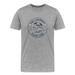 Lake Michigan Beach Club™ Men’s T-Shirt – Navy Logo - heather gray