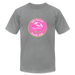 Lake Huron Beach Club™ Tee – Fresh Coast Prep (Pink & Green Solid) - slate