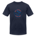 Fresh Coast Prep Tee – Lake Michigan Beach Club | Navy & Red Logo - navy