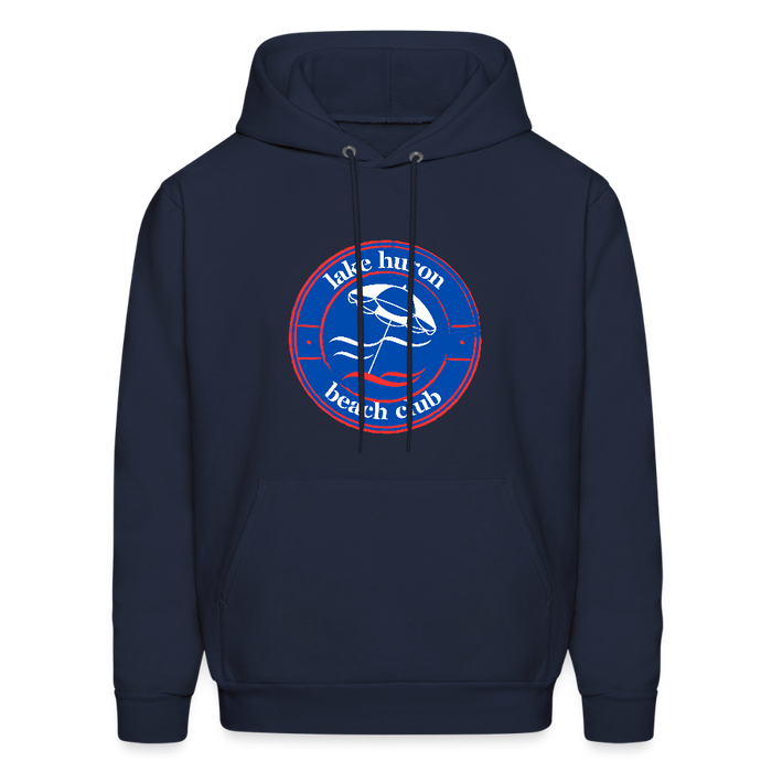 Lake Huron Beach Club™ Hoodie – Fresh Coast Prep (Red, White & Blue) - navy