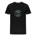 Lake Michigan Beach Club™ Men’s Premium Tee – Black with Blue Logo - black