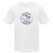 Lake Huron Beach Club Unisex Jersey T-Shirt – Navy Logo | Bella + Canvas - white