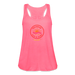 Michigan Sun & Surf “Sunset Edition” Women’s Flowy Tank Top – Bella + Canvas - neon pink