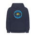 Michigan Sun & Surf™ Kids Hoodie – Retro Style for Little Explorers - navy